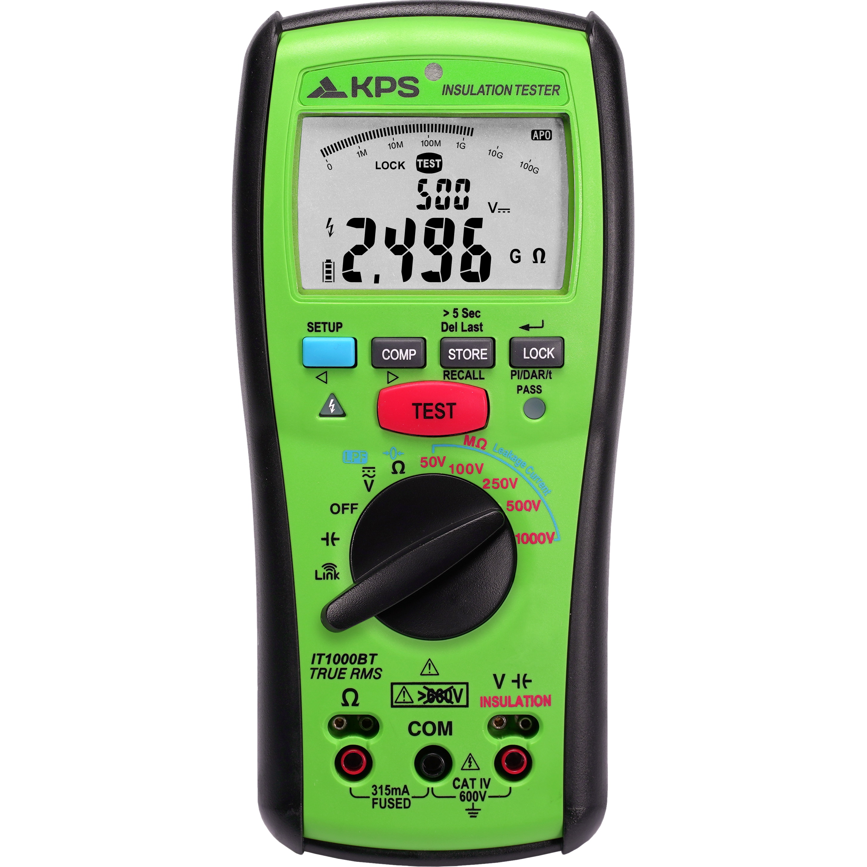 KPS IT1000BT 1kV Insulation Tester with Bluetooth