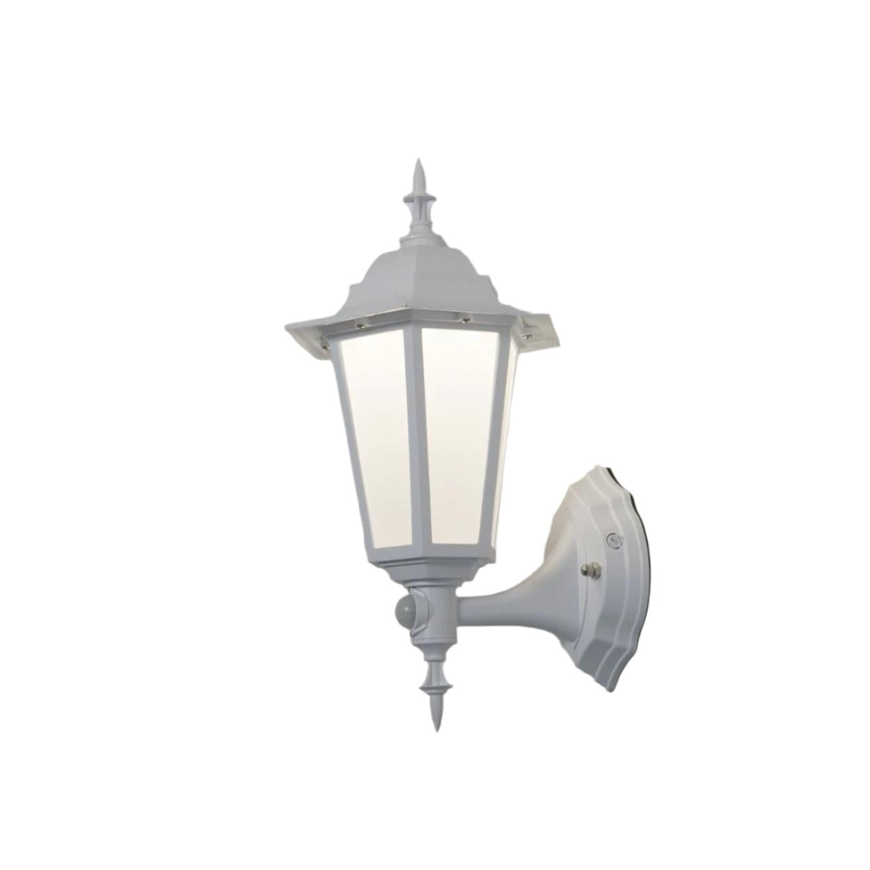 KSR Lighting KSR1154WHT Manta 7W 4000K LED PIR Upward Lantern White