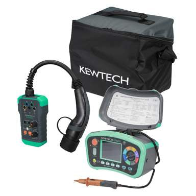 Kewtech KT66EV Multifunction Installation Tester with EV Charging Test Adapter