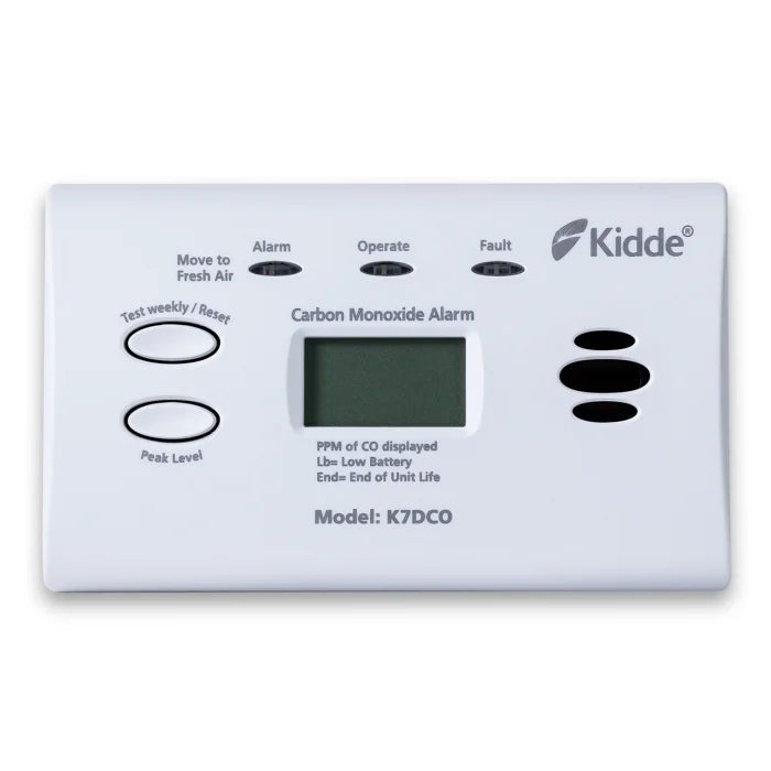 Kidde K7DCO Carbon Monoxide Alarm 10 Year Sensor Life with Digital Display