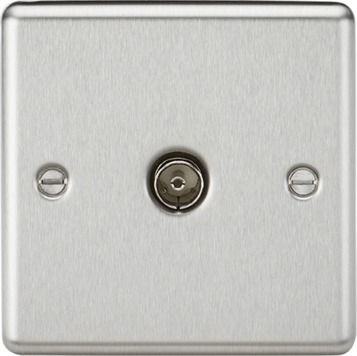 Knightsbridge CL010BC TV Outlet (non-isolated) Brushed Chrome