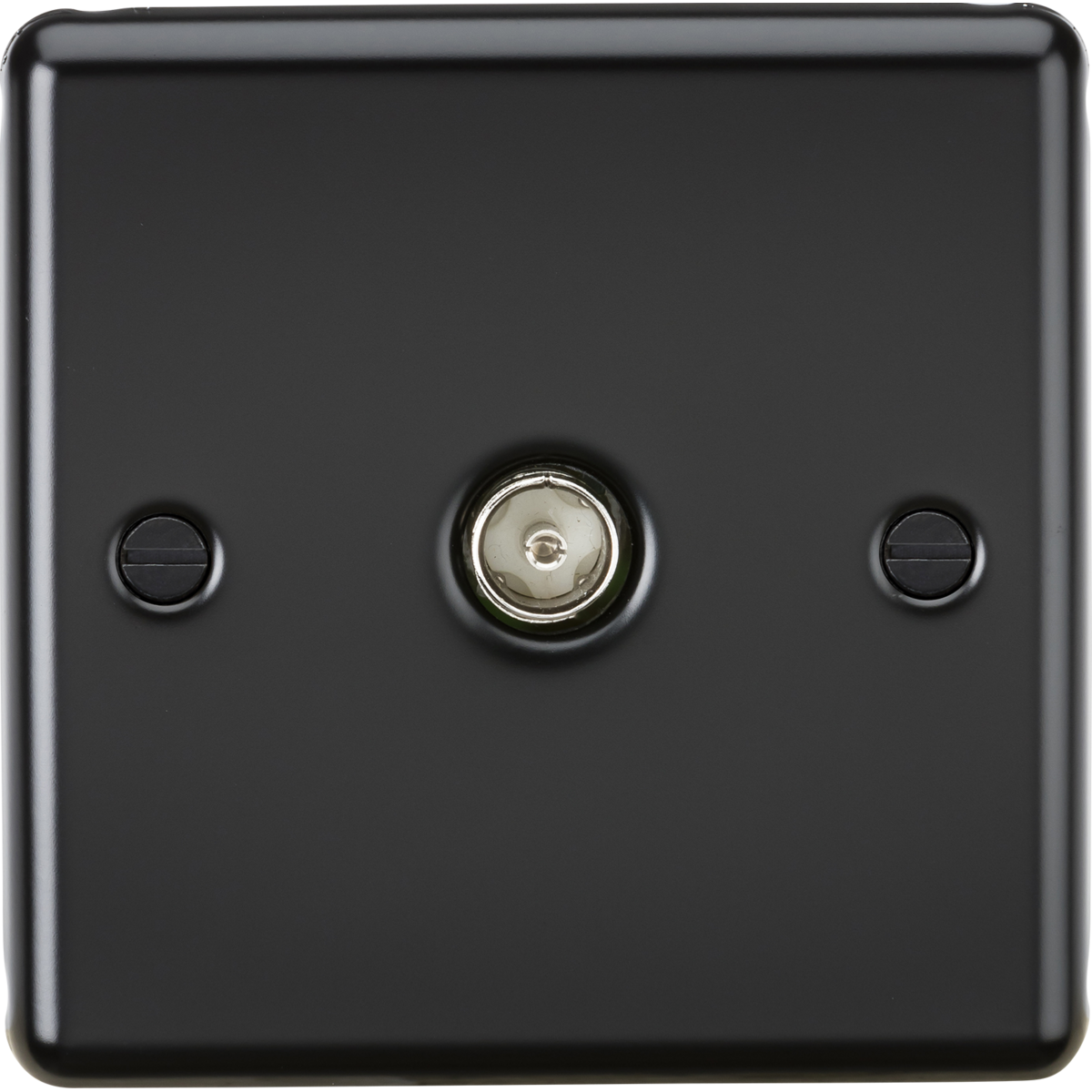 Knightsbridge CL010MB TV Outlet (non-isolated) Matt Black