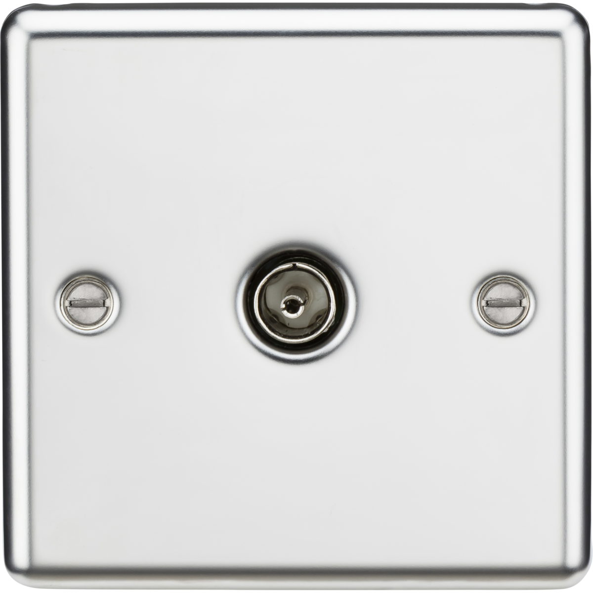 Knightsbridge CL010PC TV Outlet (non-isolated) Polished Chrome