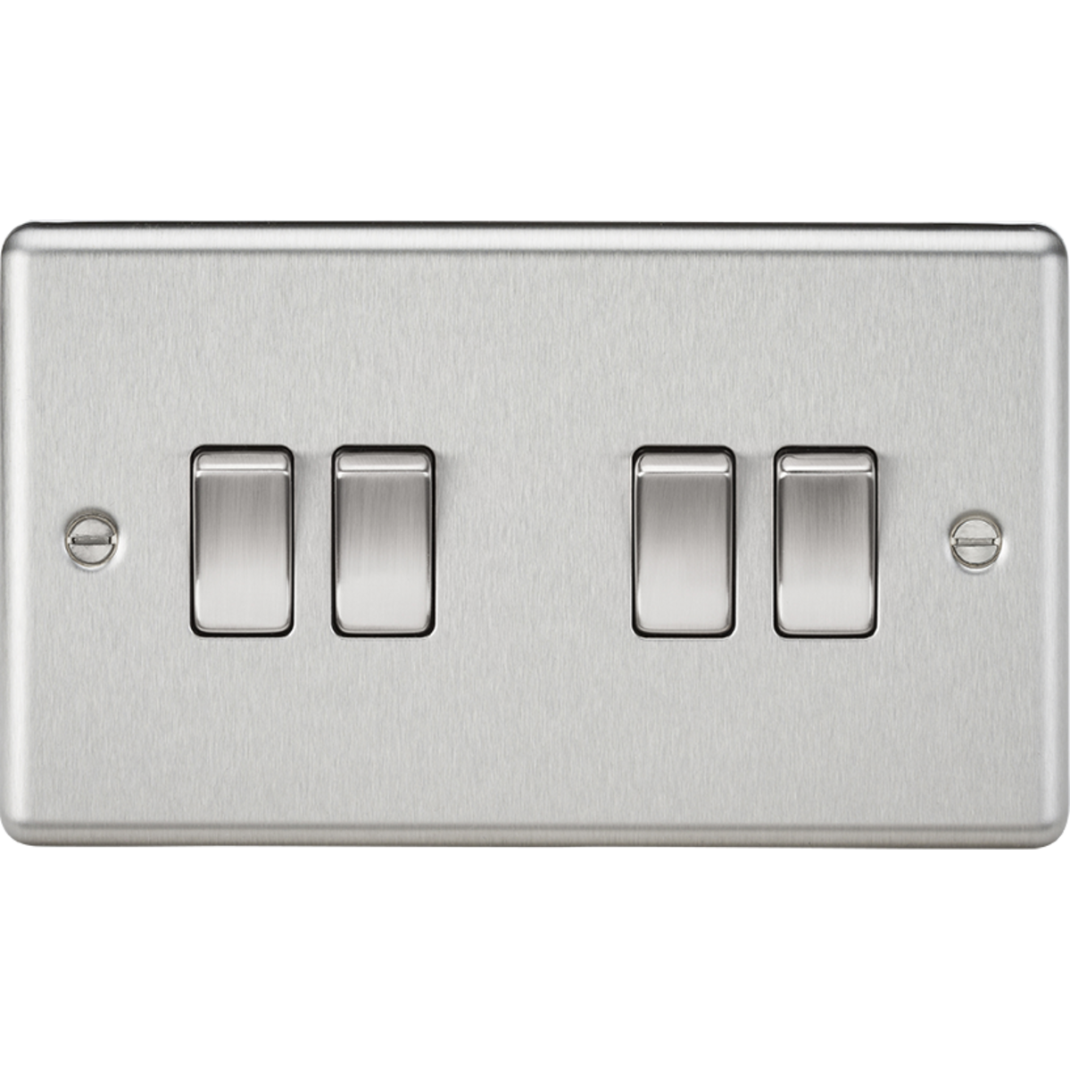 Knightsbridge CL41BC 10AX 4G 2-way Switch Brushed Chrome