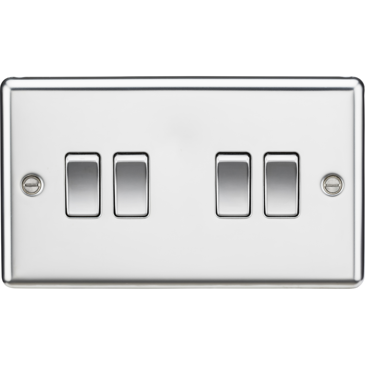 Knightsbridge CL41PC 10AX 4G 2-way Switch Polished Chrome