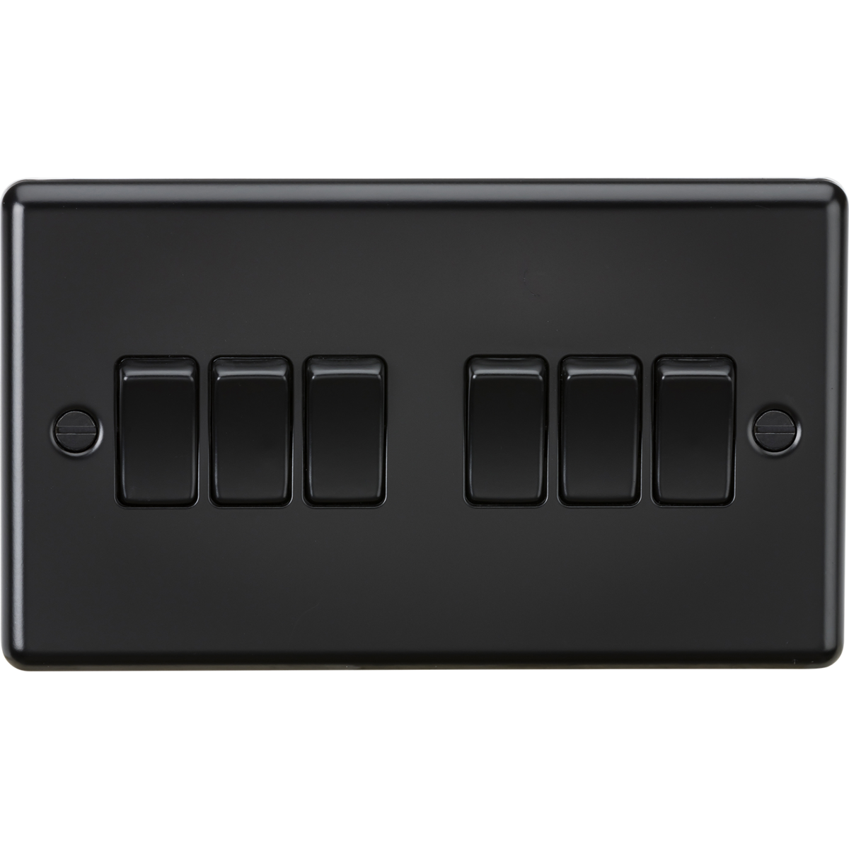 Knightsbridge CL42MBB 10AX 6G 2-way Switch Matt Black