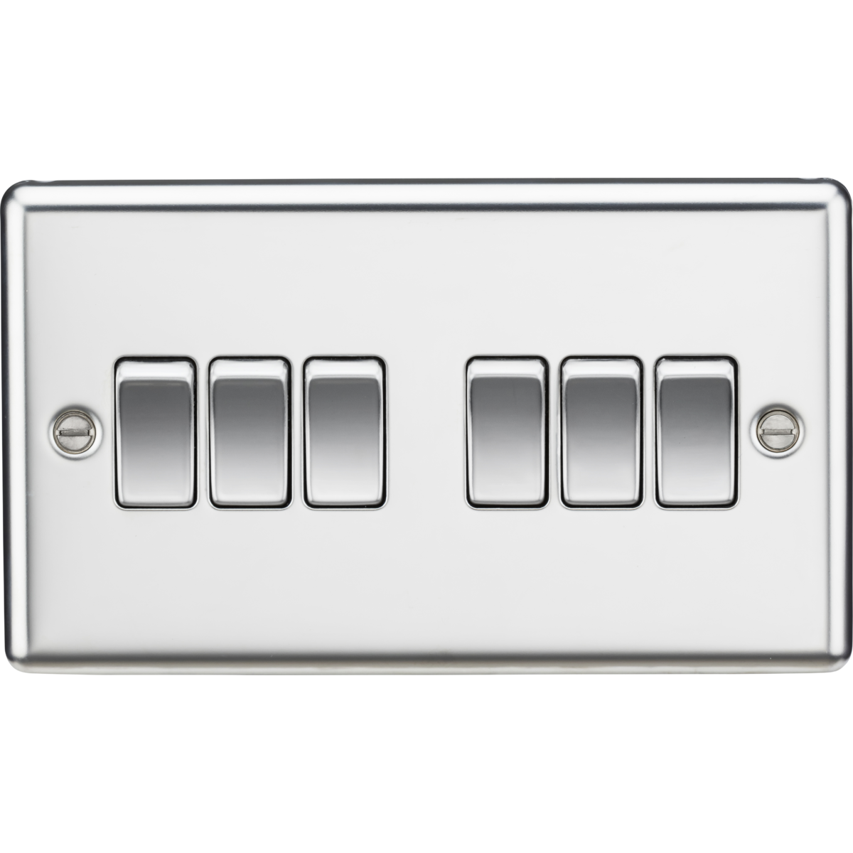 Knightsbridge CL42PC 10AX 6G 2-way Switch Polished Chrome