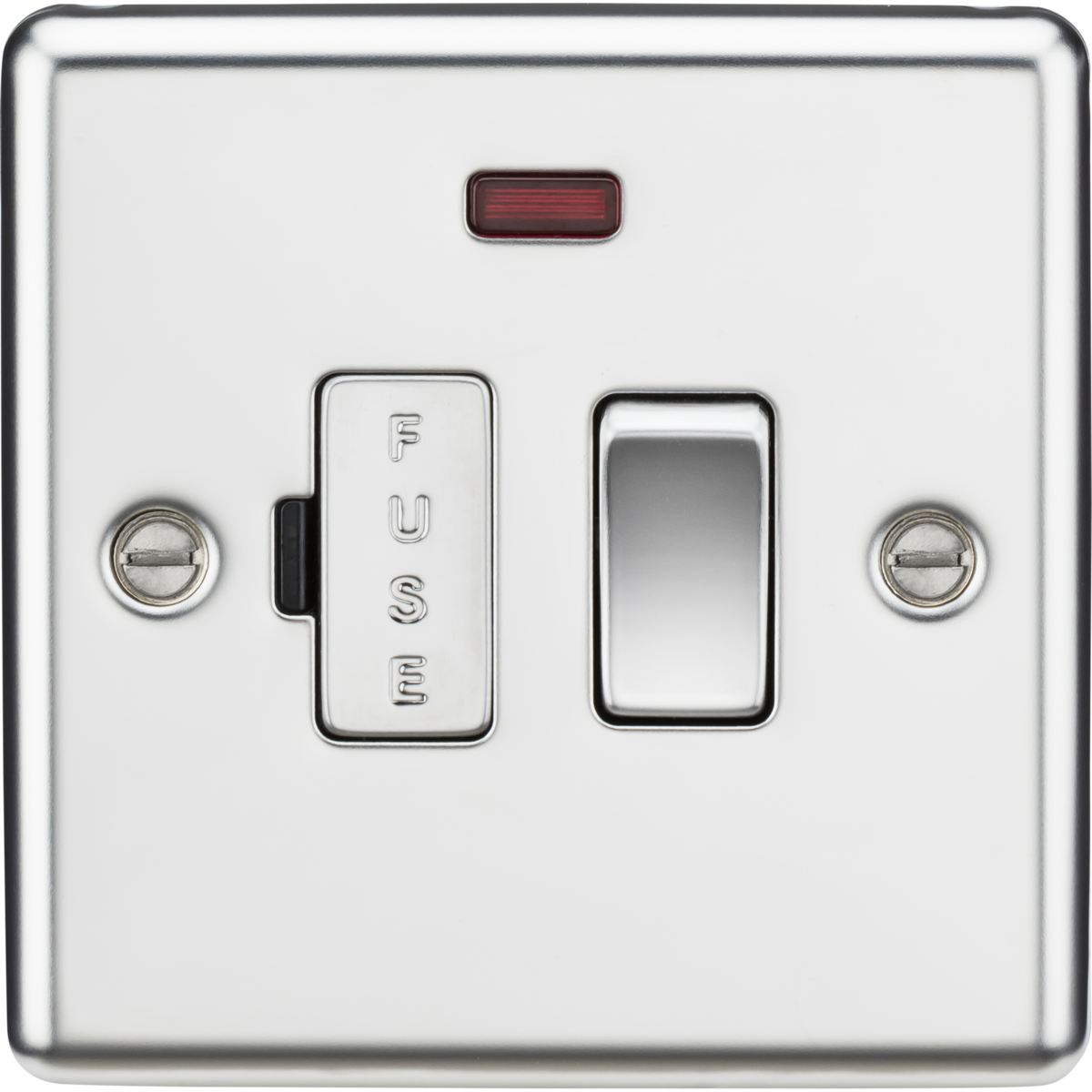 Knightsbridge CL63NPC 13A Switched Fused Spur Unit with Neon Polished Chrome