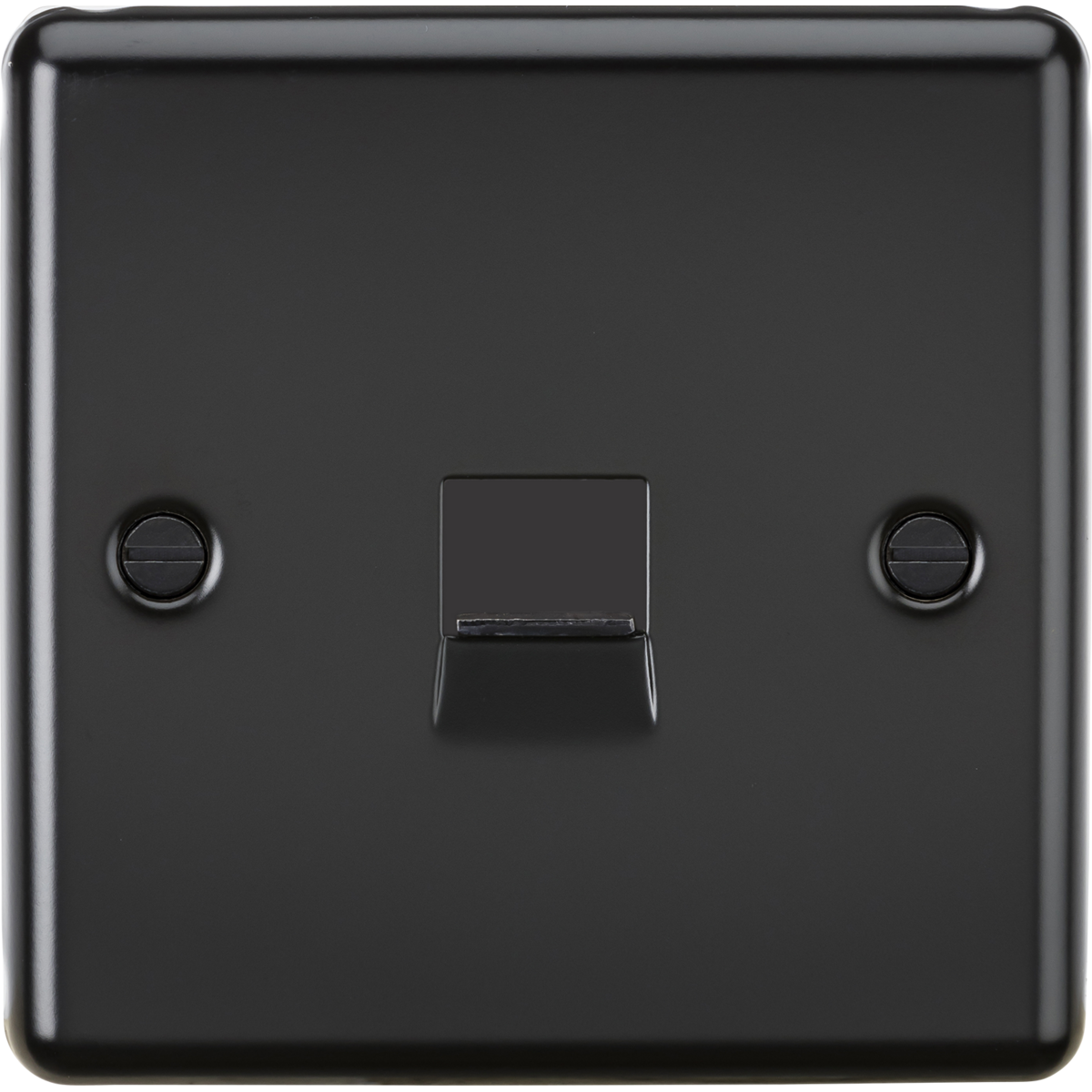 Knightsbridge CL73MB Telephone Master Outlet Matt Black