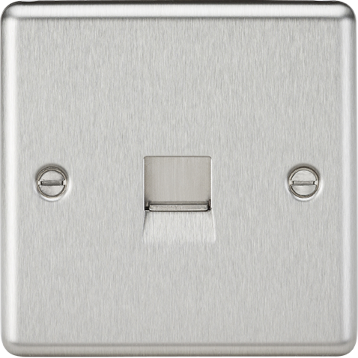 Knightsbridge CL74BC Telephone Extension Outlet Brushed Chrome
