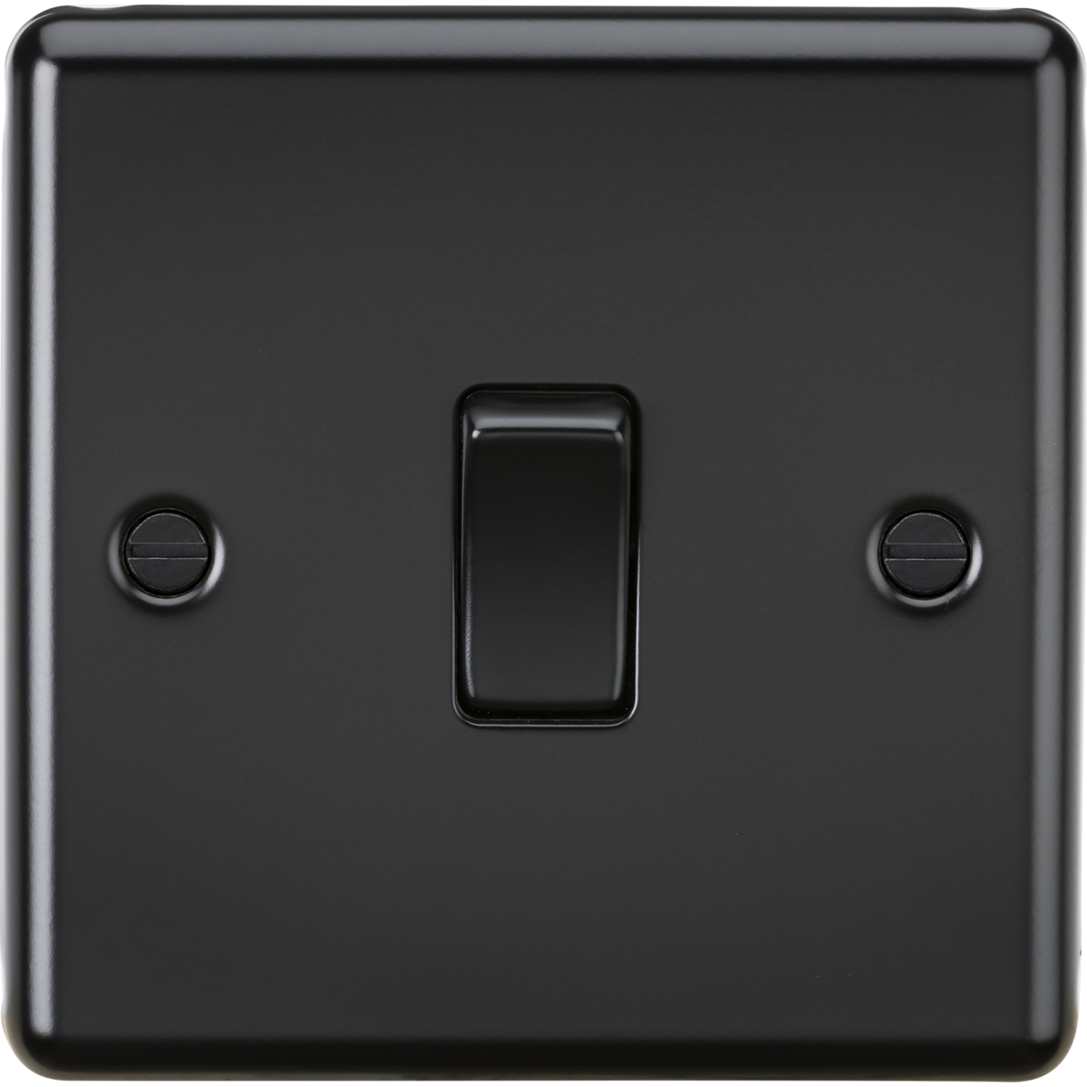 Knightsbridge CL834MBB 20A 1G DP Switch Matt Black