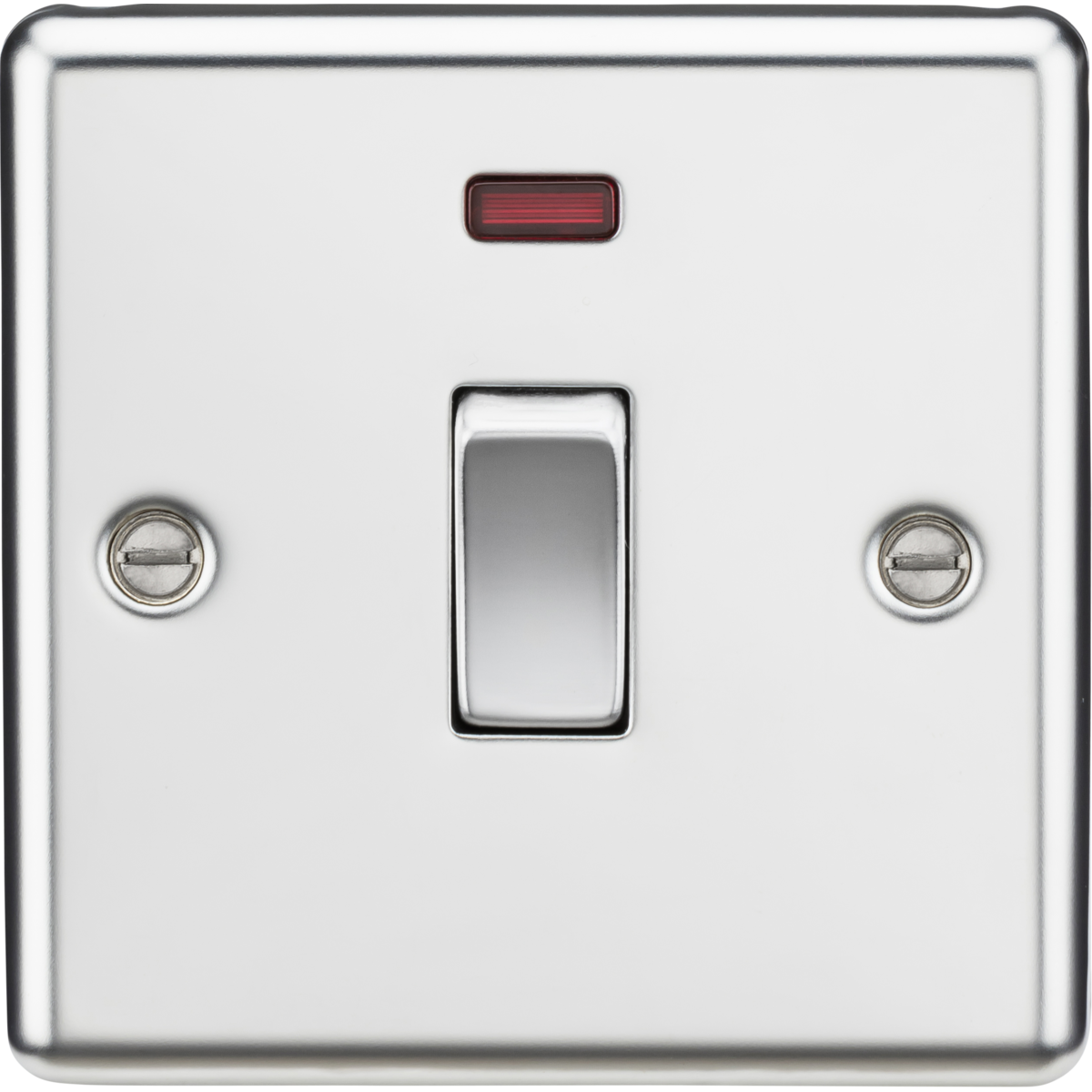 Knightsbridge CL834NPC 20A 1G DP Switch with Neon Polished Chrome