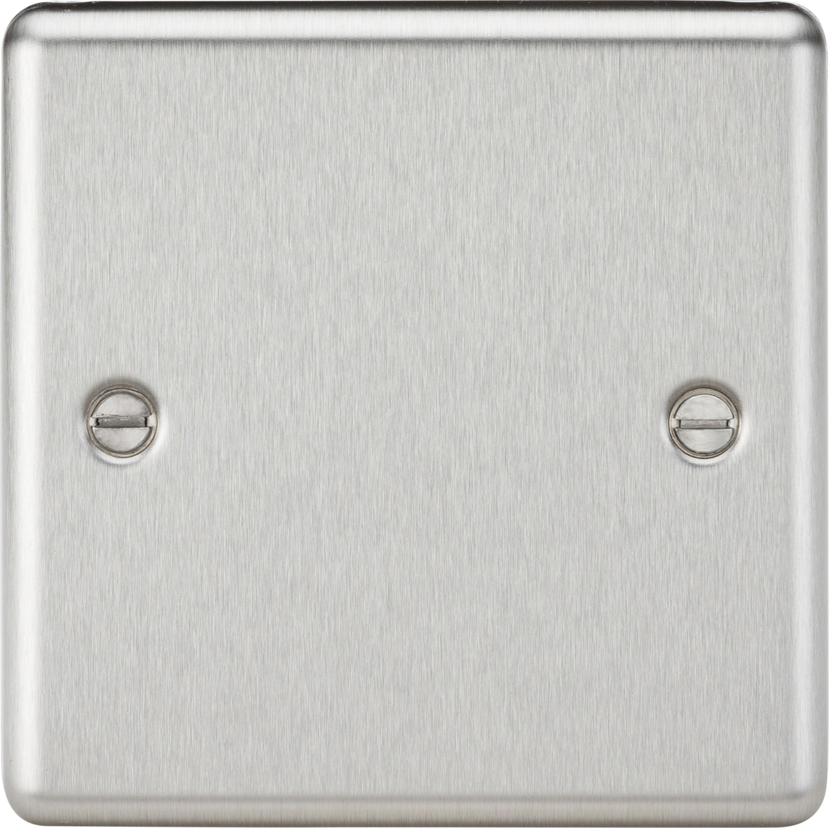 Knightsbridge CL85BC 1G Blanking Plate Brushed Chrome