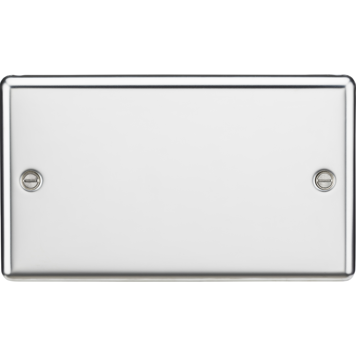 Knightsbridge CL86PC 2G Blanking Plate Polished Chrome