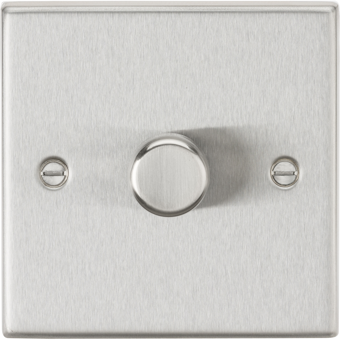 Knightsbridge CS2191BC 1G 2-way 10-200W (5-150W LED) Intelligent dimmer Brushed Chrome