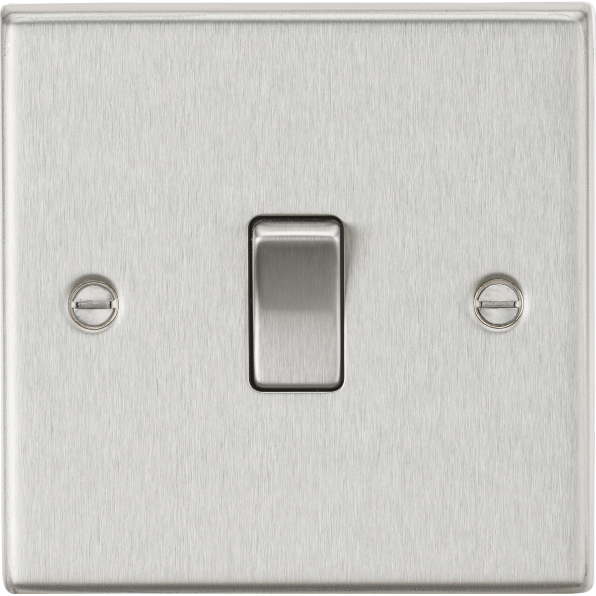 Knightsbridge CS834BC 20A 1G DP Switch Brushed Chrome