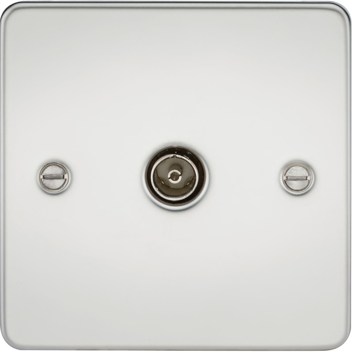 Knightsbridge FP0100PC TV Outlet (non-isolated) Polished Chrome