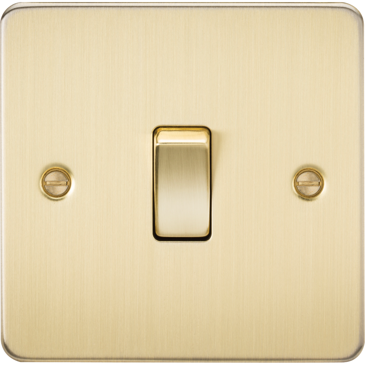 Knightsbridge FP1200BB 10AX 1G Intermediate Switch Brushed Brass