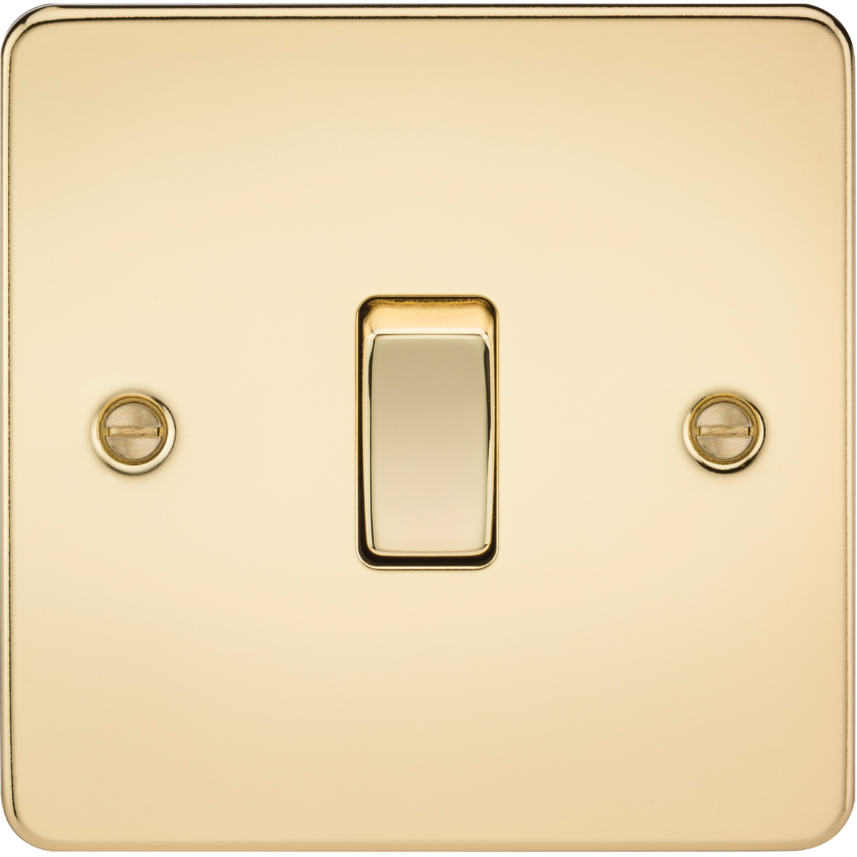 Knightsbridge FP1200PB 10AX 1G Intermediate Switch Polished Brass