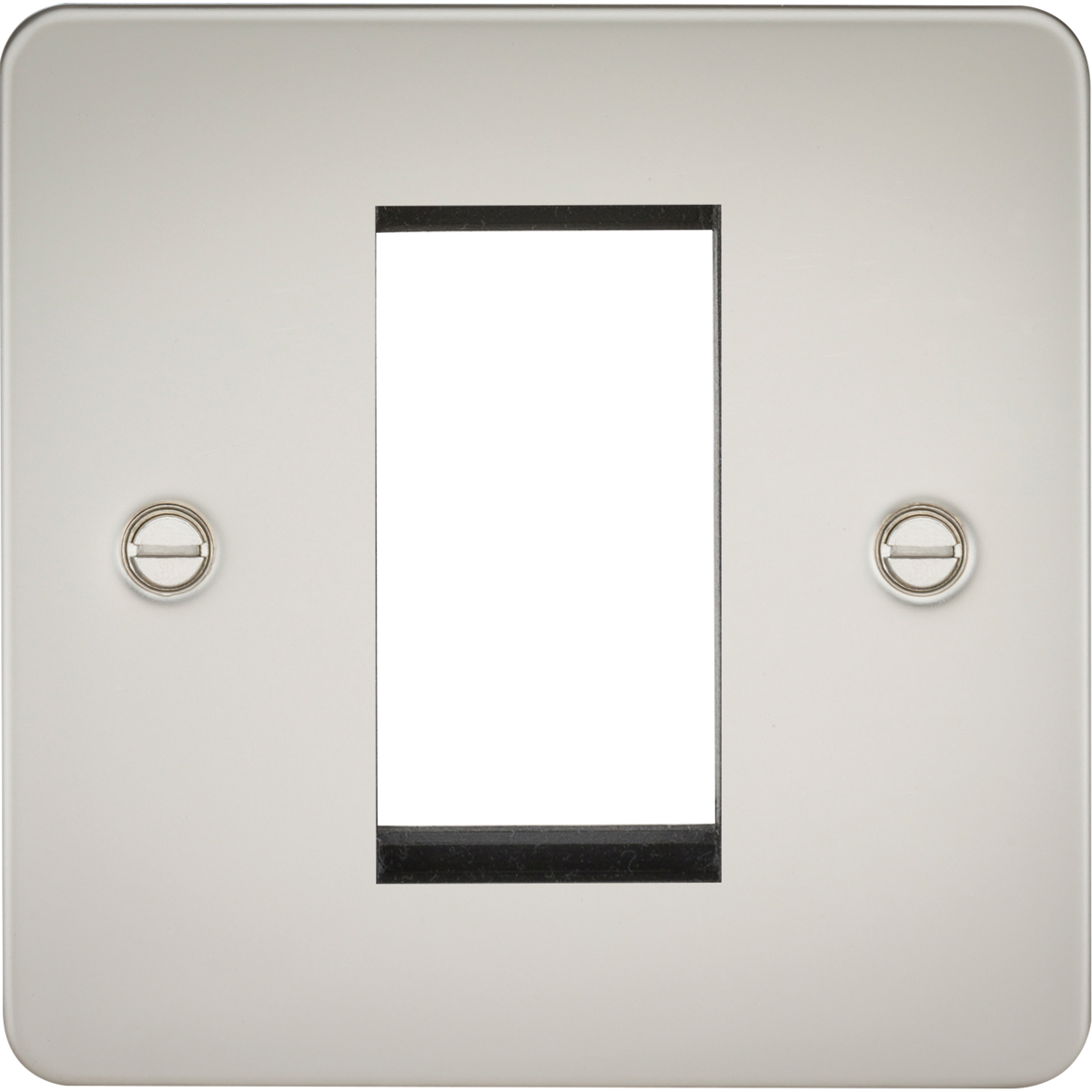 Knightsbridge FP1GPL 1G Modular Faceplate - Pearl