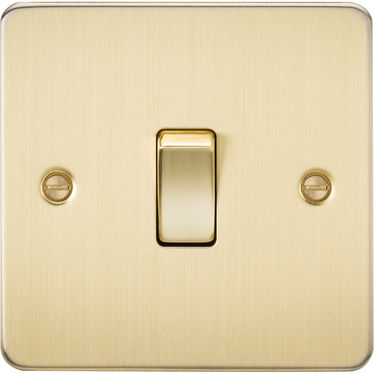 Knightsbridge FP2000BB 10AX 1G 2-way Switch Brushed Brass