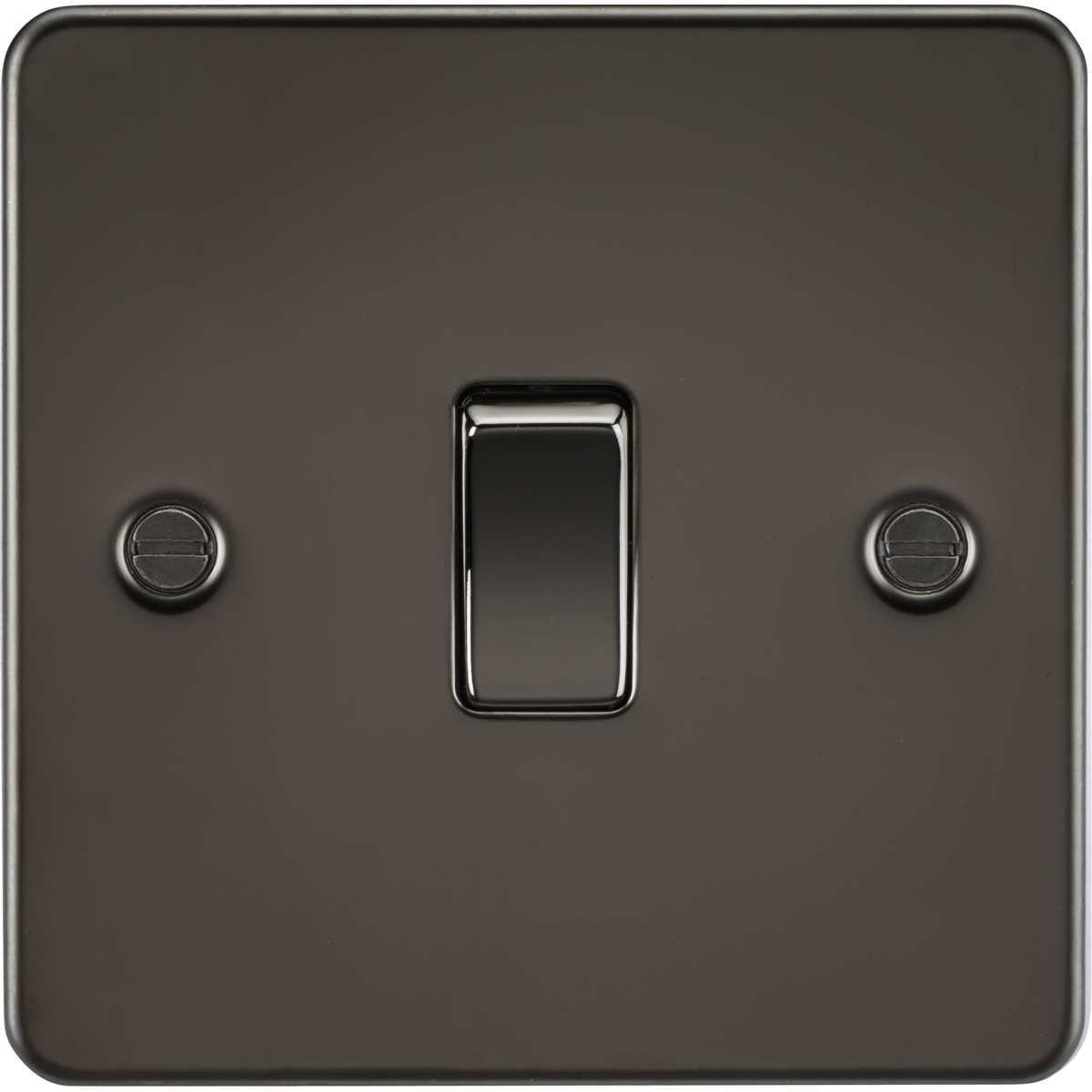 Knightsbridge FP2000GM 10AX 1G 2-way Switch Gunmetal