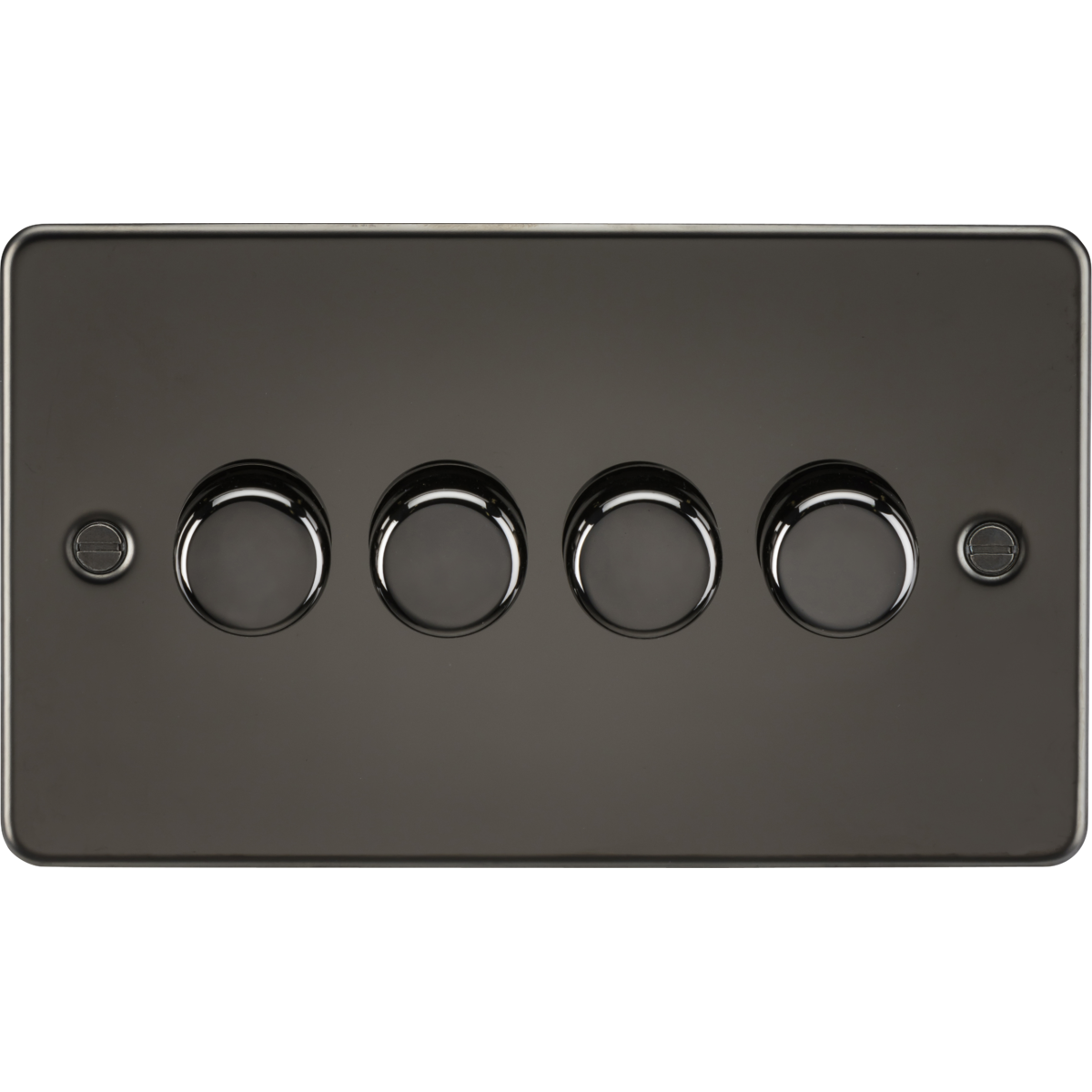 Knightsbridge FP2194GM 4G 2-way 10-200W (5-150W LED) Intelligent dimmer Gunmetal