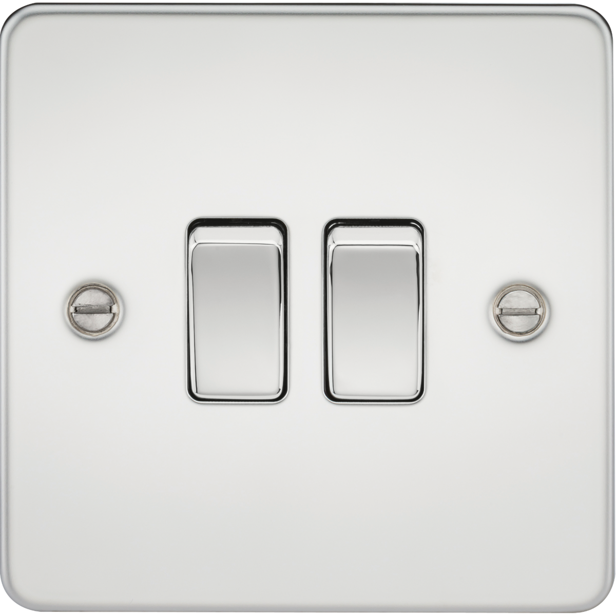 Knightsbridge FP3000PC 10AX 2G 2-way Switch Polished Chrome