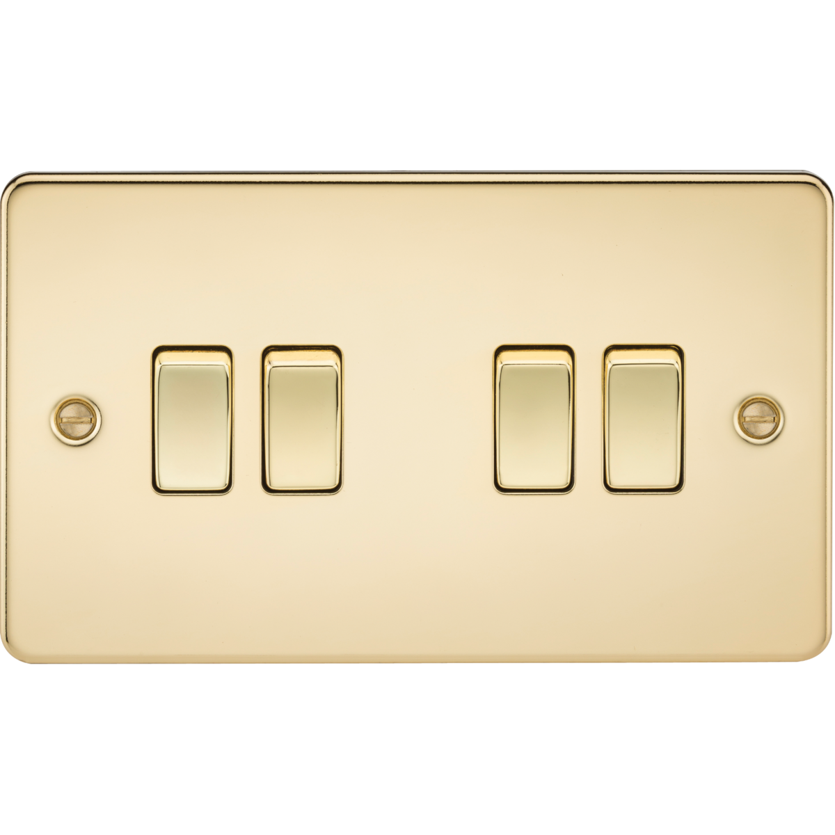 Knightsbridge FP4100PB 10AX 4G 2-way Switch Polished Brass