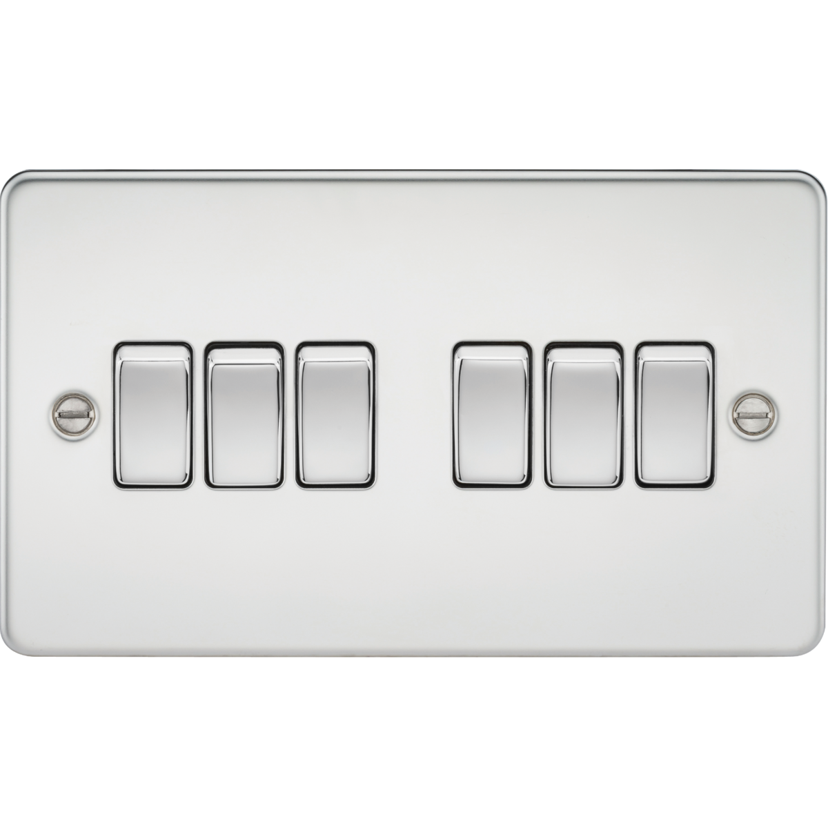 Knightsbridge FP4200PC 10AX 6G 2-way Switch Polished Chrome