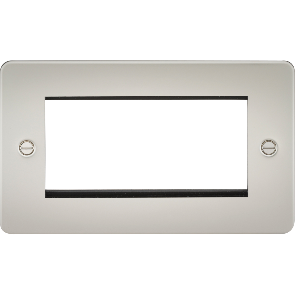 Knightsbridge FP4GPL 4G Modular Faceplate - Pearl