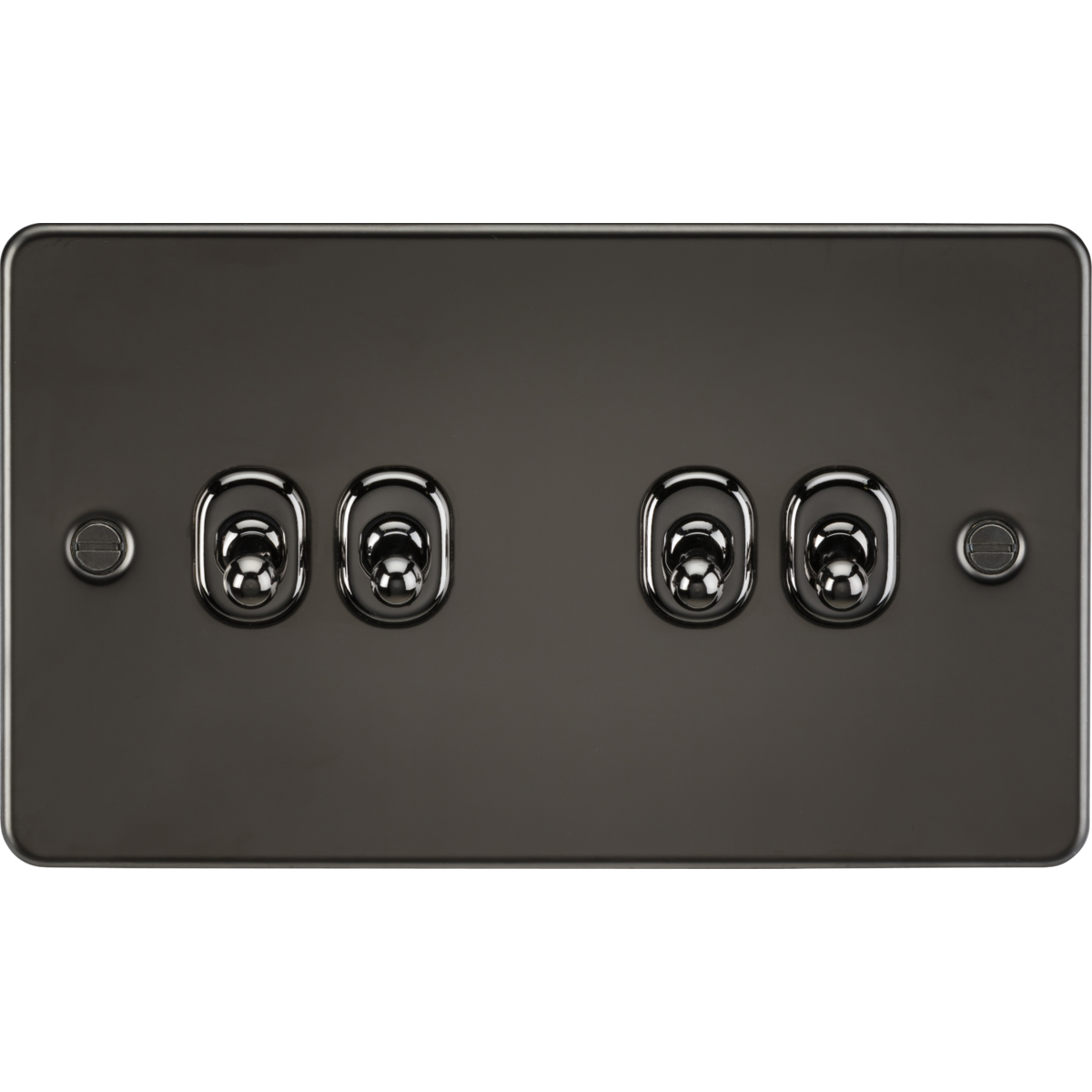 Knightsbridge FP4TOGGM 10AX 4G 2-way Toggle Switch Gunmetal