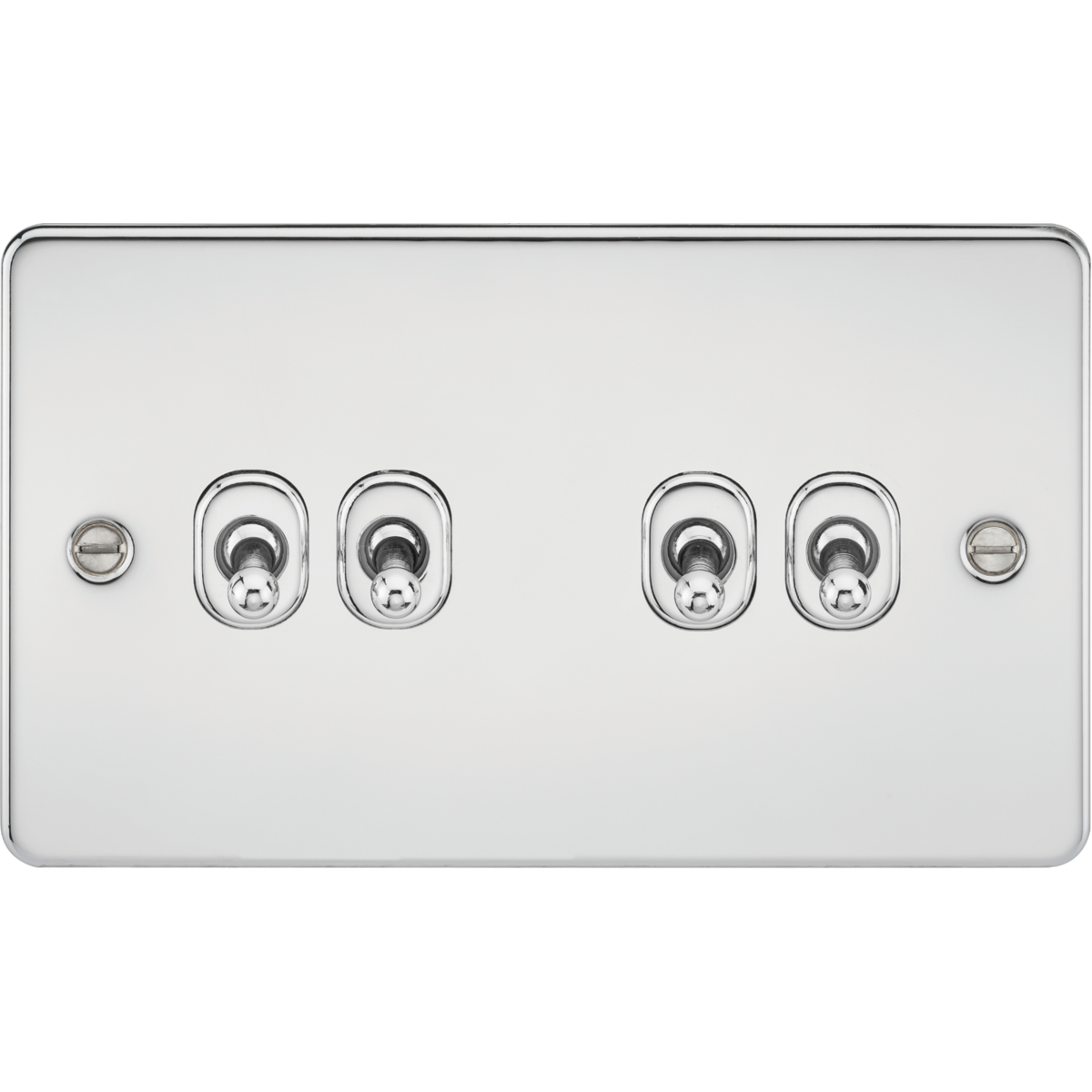 Knightsbridge FP4TOGPC 10AX 4G 2-way Toggle Switch Polished Chrome