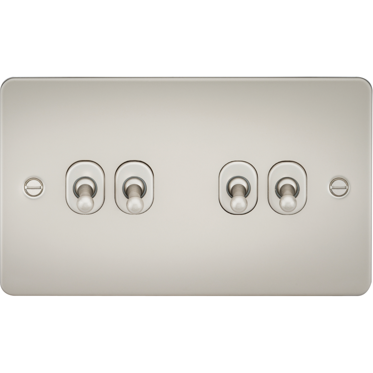Knightsbridge FP4TOGPL 10AX 4G 2-way Toggle Switch Pearl