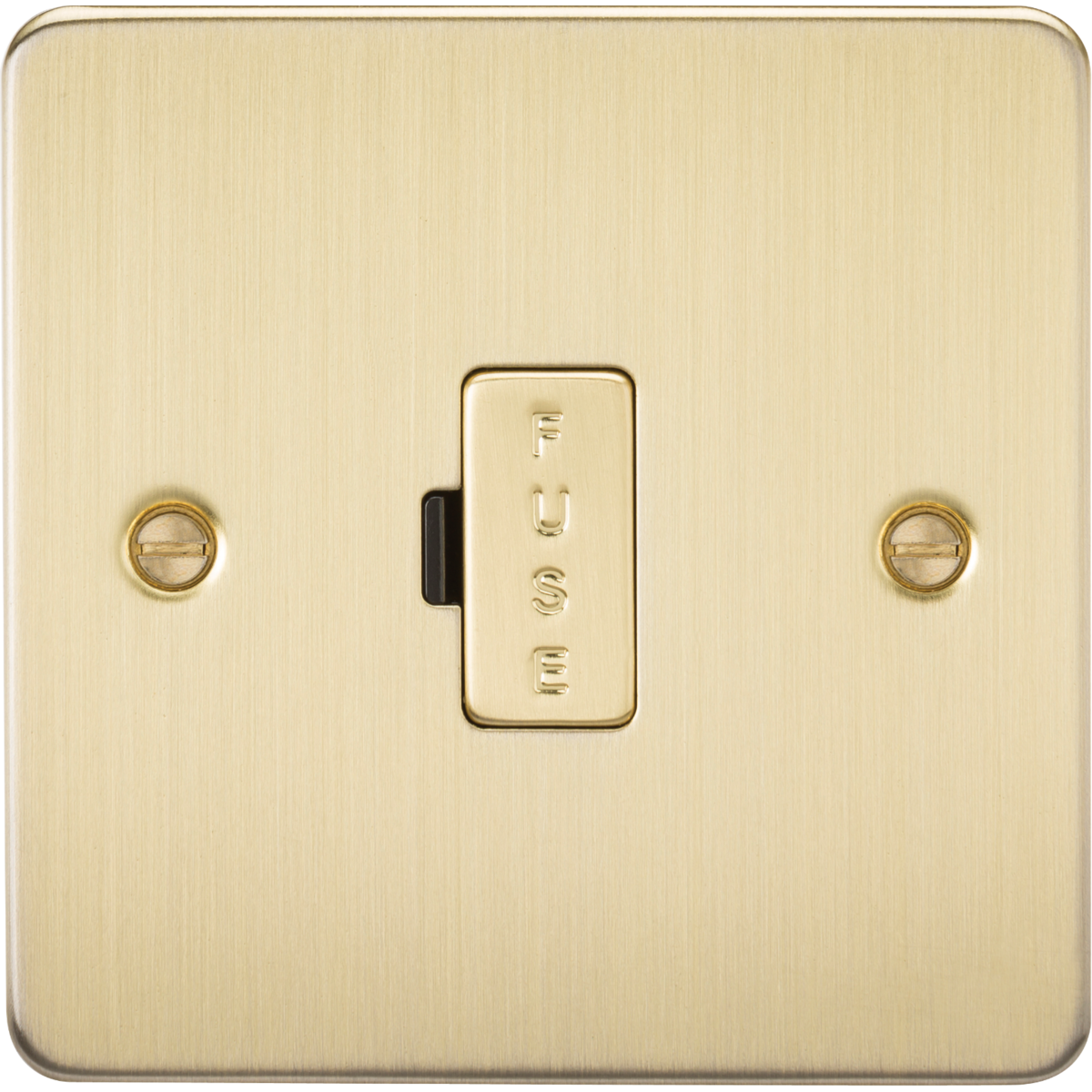 Knightsbridge FP6000BB 13A Fused Spur Unit Brushed Brass
