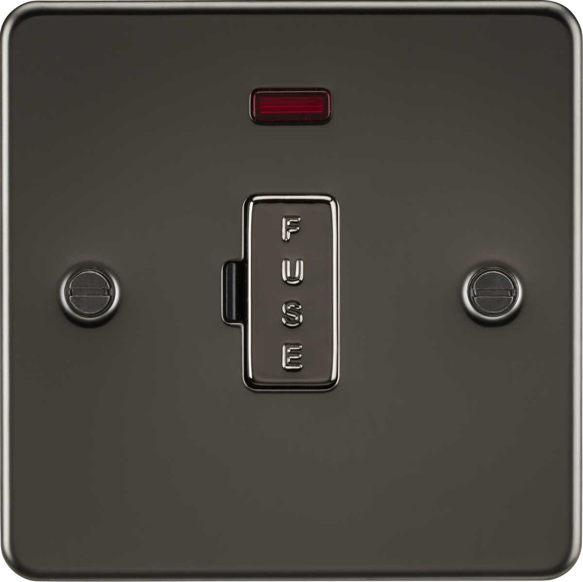 Knightsbridge FP6000NGM 13A Fused Spur Unit with Neon Gunmetal