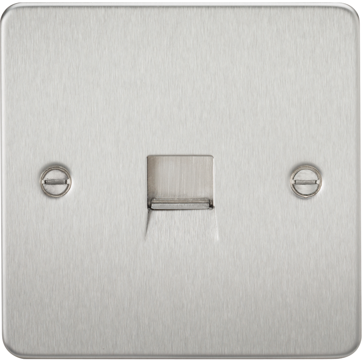 Knightsbridge FP7400BC Telephone Extension Outlet Brushed Chrome