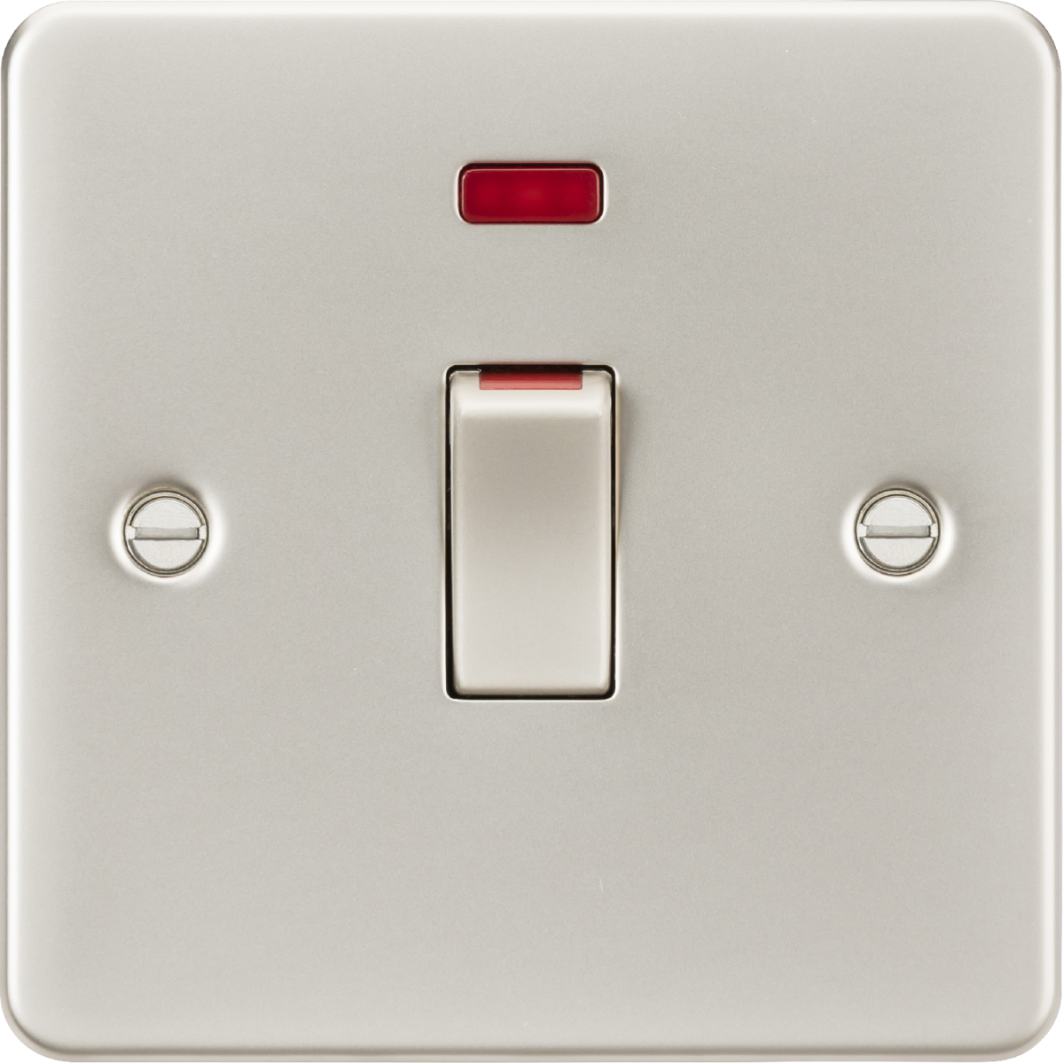 Knightsbridge FP81MNPL 45A DP Switch with Neon (1G size) Pearl