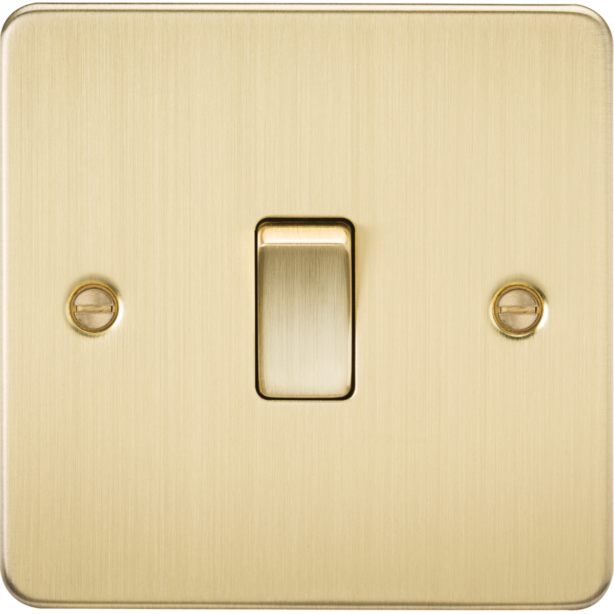 Knightsbridge FP8341BB 20A 1G DP Switch Brushed Brass