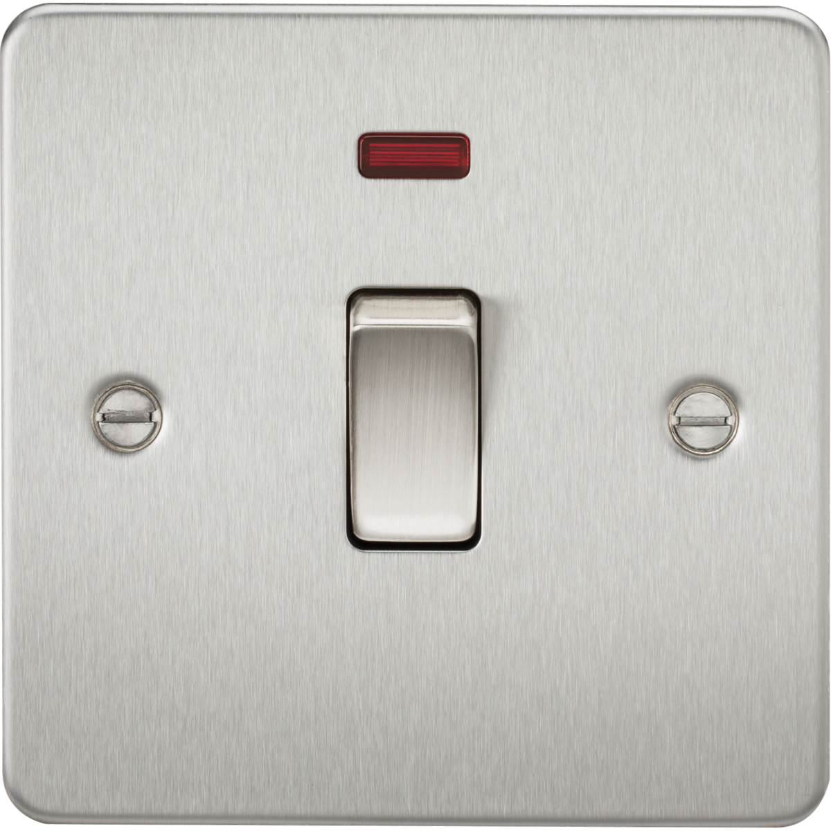 Knightsbridge FP8341NBC 20A 1G DP Switch with Neon Brushed Chrome