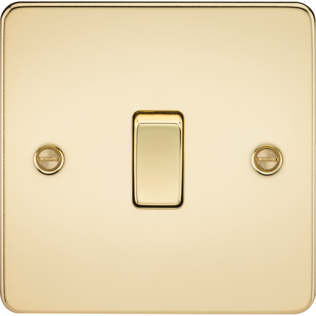 Knightsbridge FP8341PB 20A 1G DP Switch Polished Brass