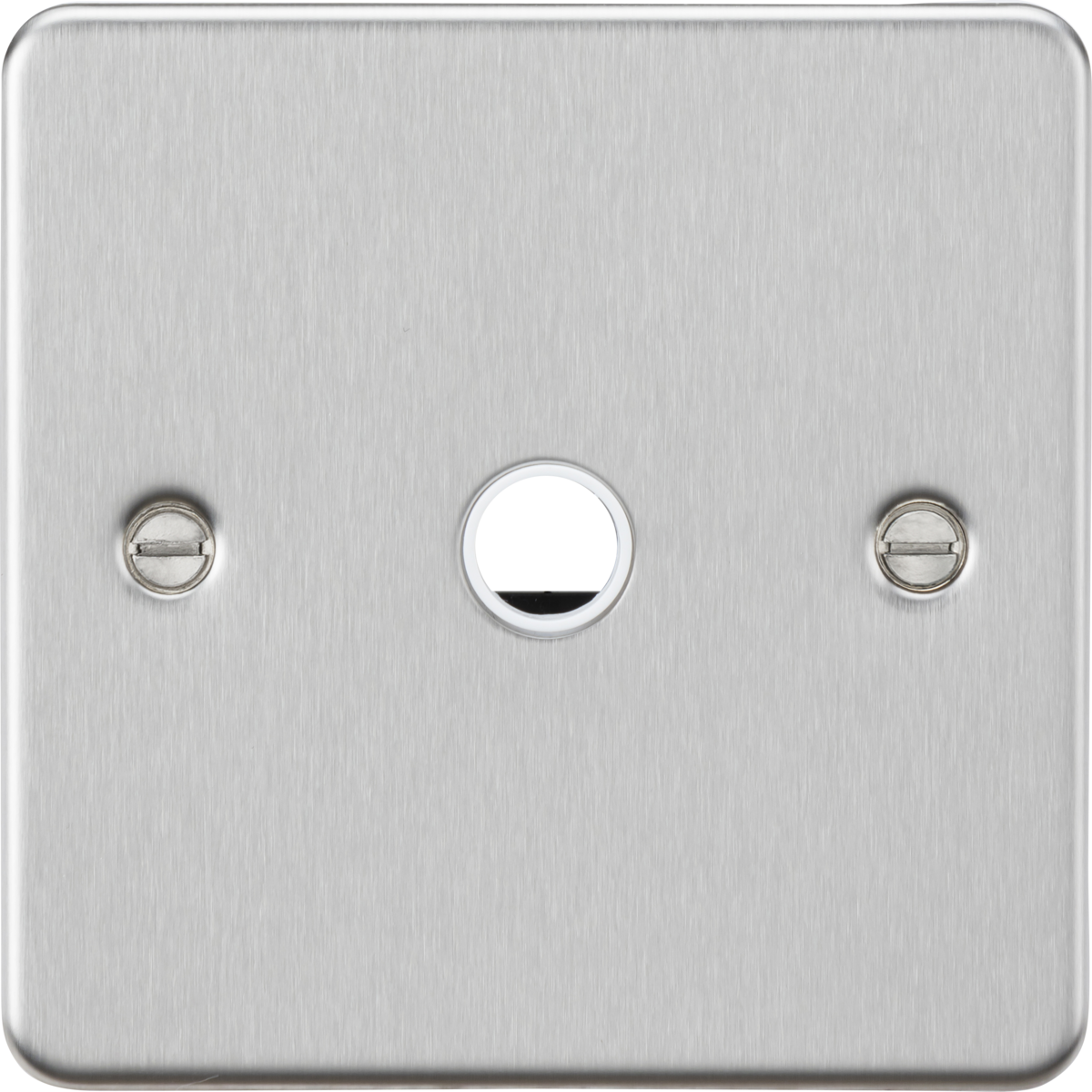 Knightsbridge FP8342BC 20A Flex Outlet Plate Brushed Chrome