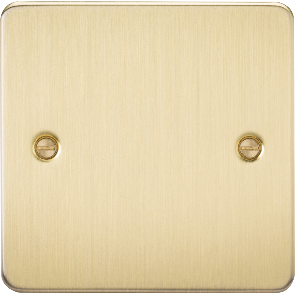 Knightsbridge FP8350BB 1G Blanking Plate Brushed Brass