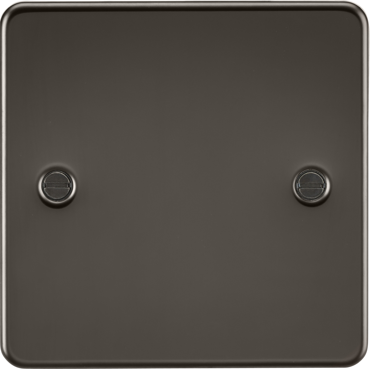 Knightsbridge FP8350GM 1G Blanking Plate Gunmetal