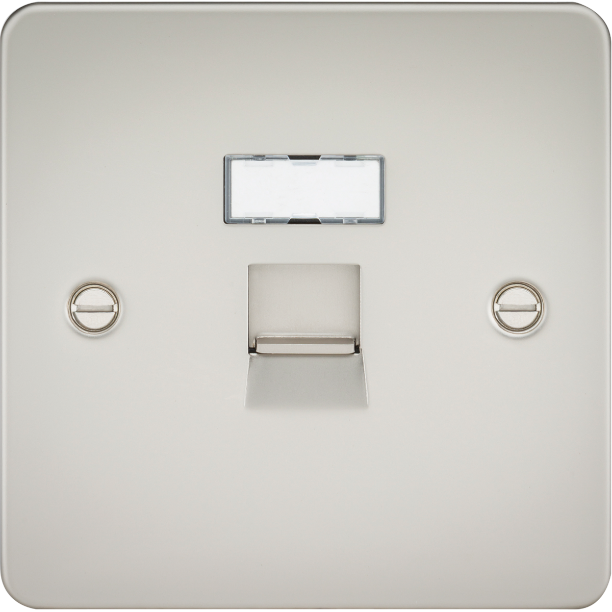 Knightsbridge FPRJ45PL RJ45 Network Outlet Pearl