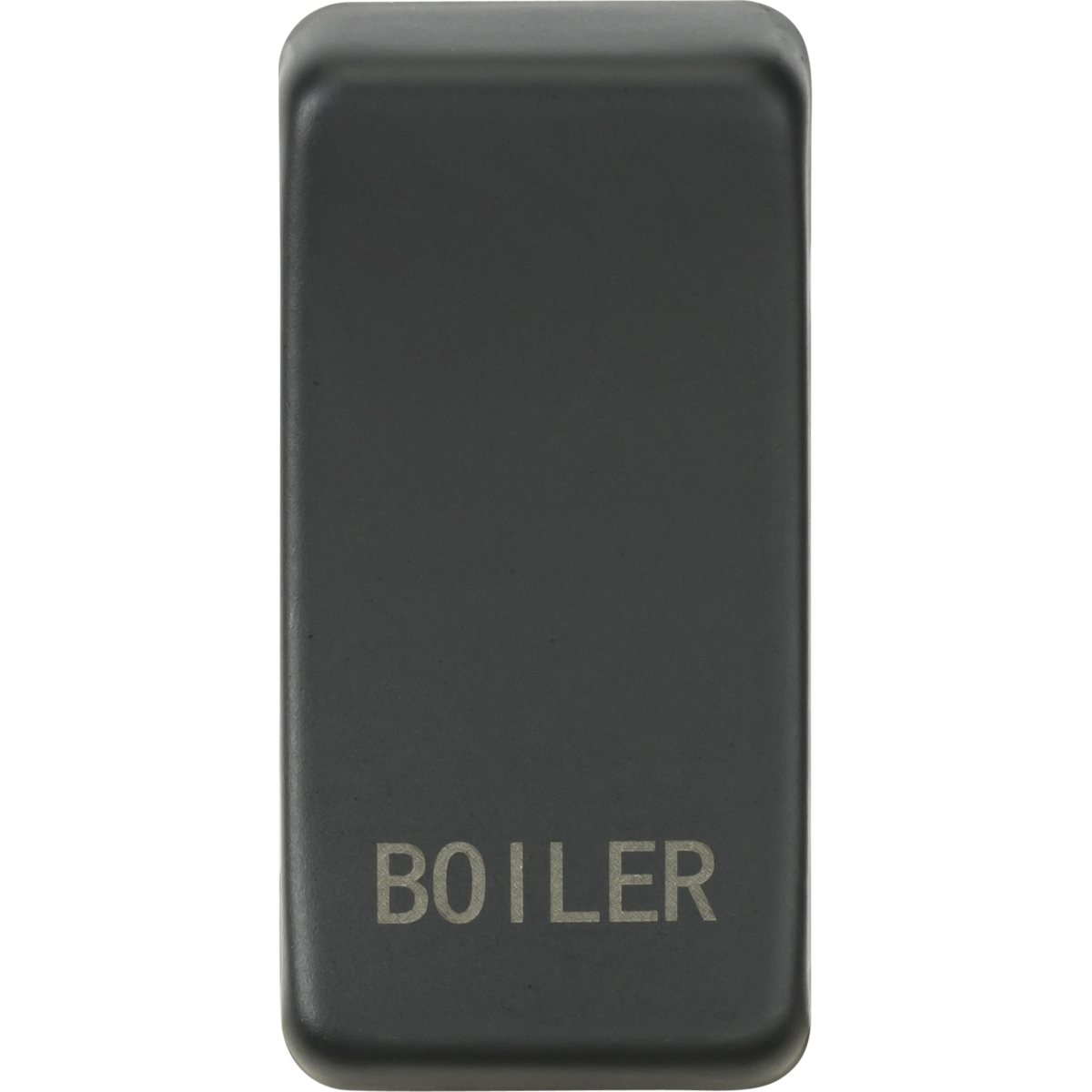 Knightsbridge GDBOILAT Switch cover "marked BOILER" anthracite
