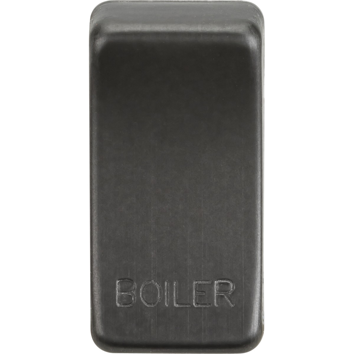 Knightsbridge GDBOILSB Switch cover "marked BOILER" smoked bronze