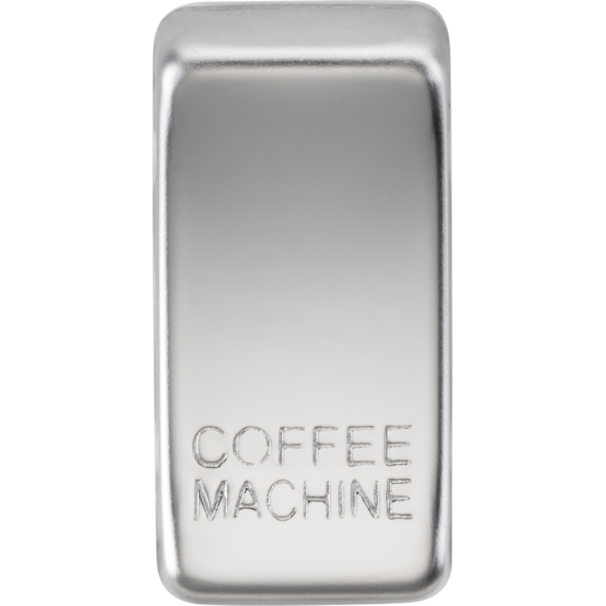 Knightsbridge GDCOFFPC Switch cover "marked COFFEE MACHINE" polished chrome
