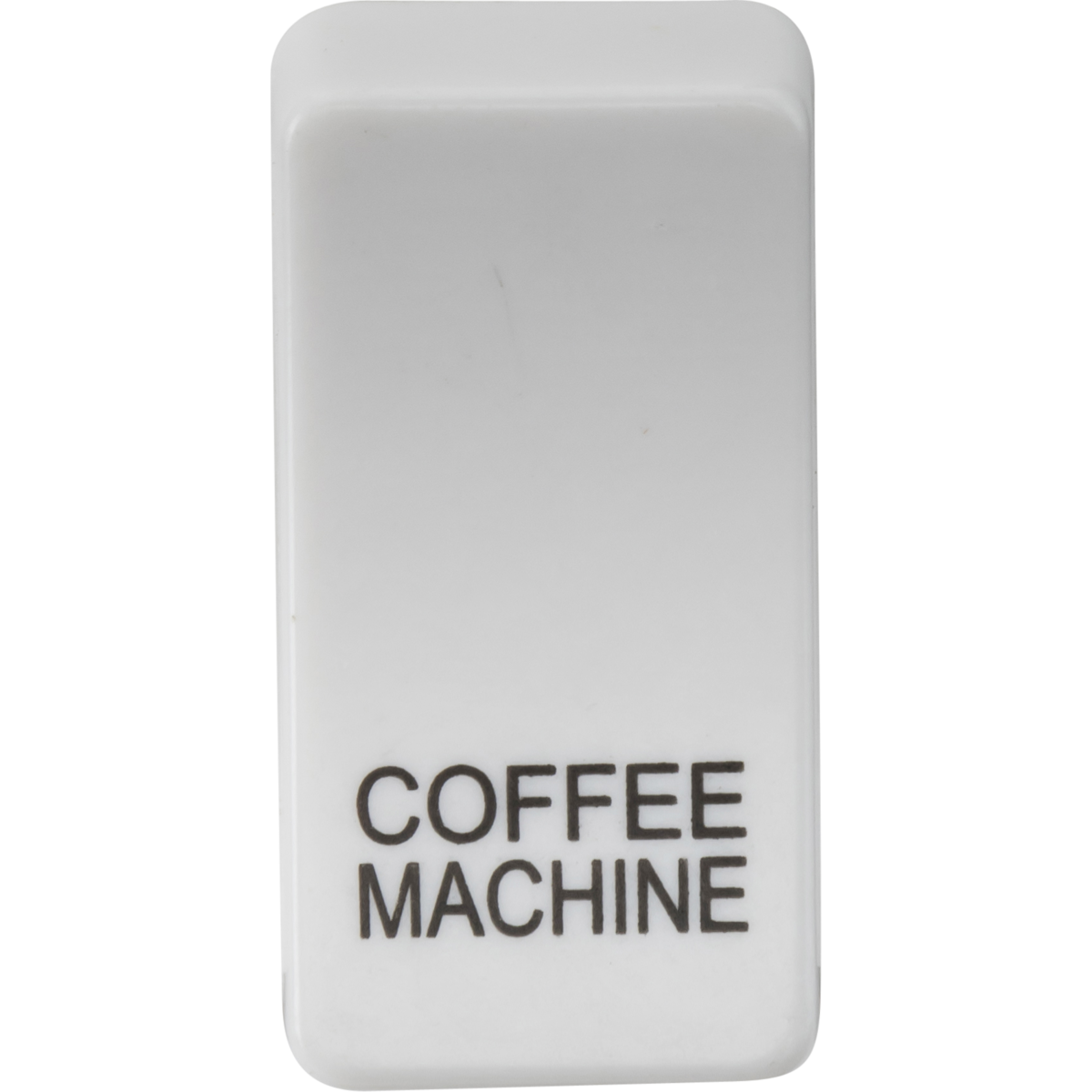 Knightsbridge GDCOFFU Switch cover "marked COFFEE MACHINE" white
