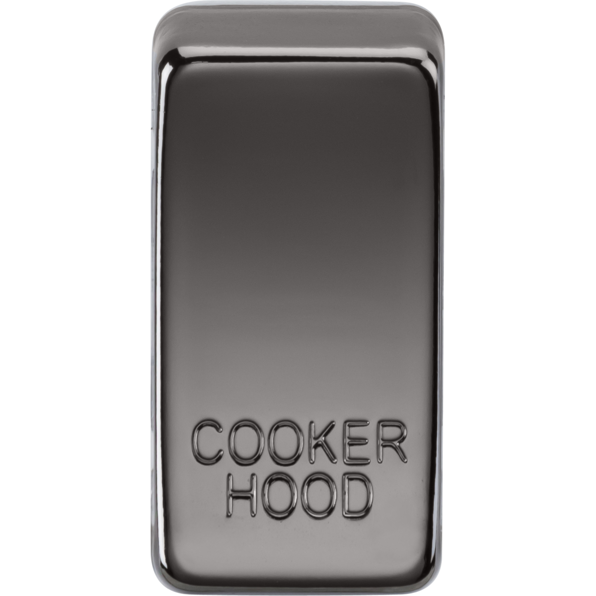 Knightsbridge GDCOOKBN Switch cover "marked COOKER HOOD" black nickel